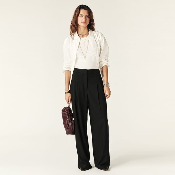 ba&sh - Edwin Pants - Black - Picture 1 of 12